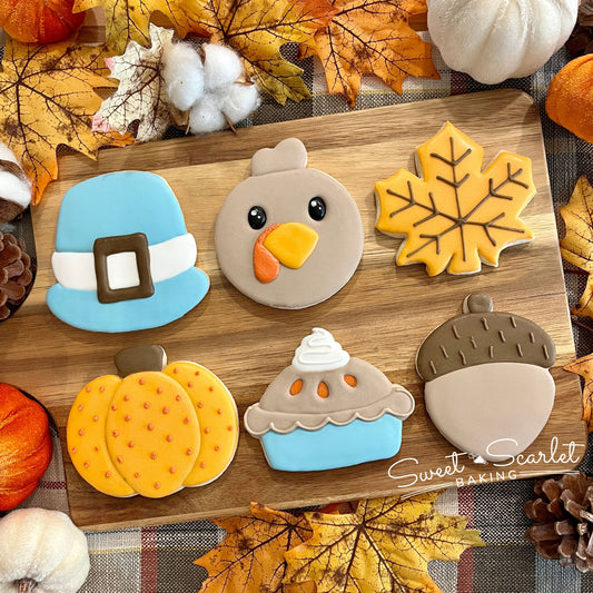 Thanksgiving2 Adult Beginner Cookie Class - Sat 11/15 3:00 pm