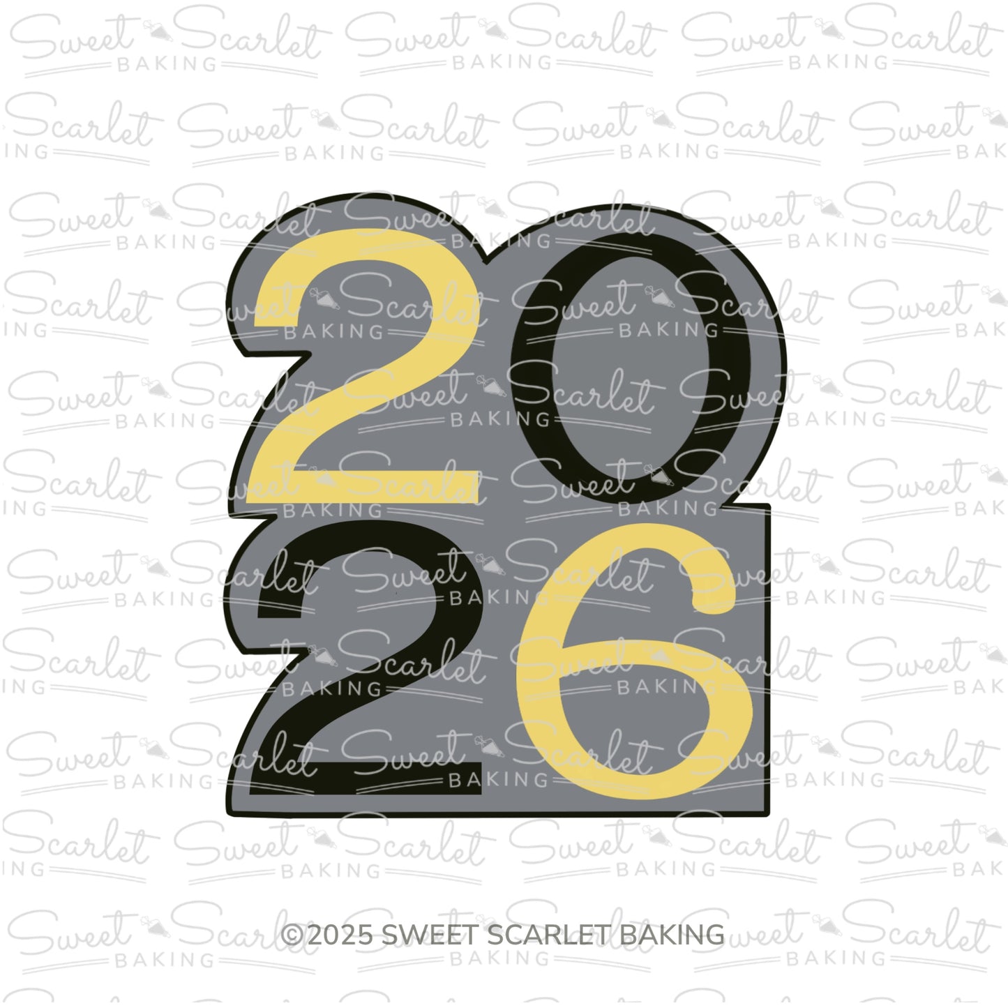 New Year Cookie Cutter Quad Set