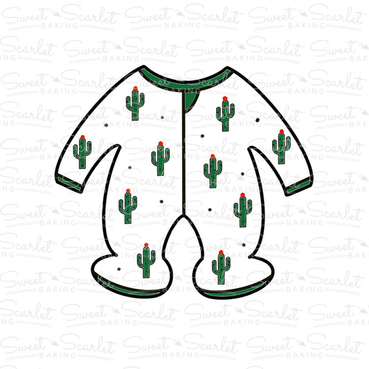 Baby Footie Pajamas Cookie Cutter