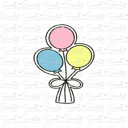 Balloons Cookie Cutter