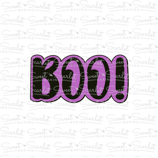 Boo Cookie Cutter