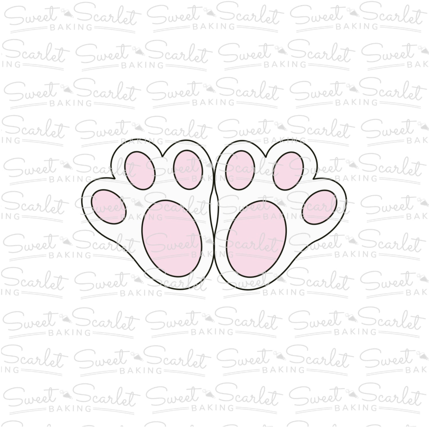 Bunny Feet Cookie Cutter