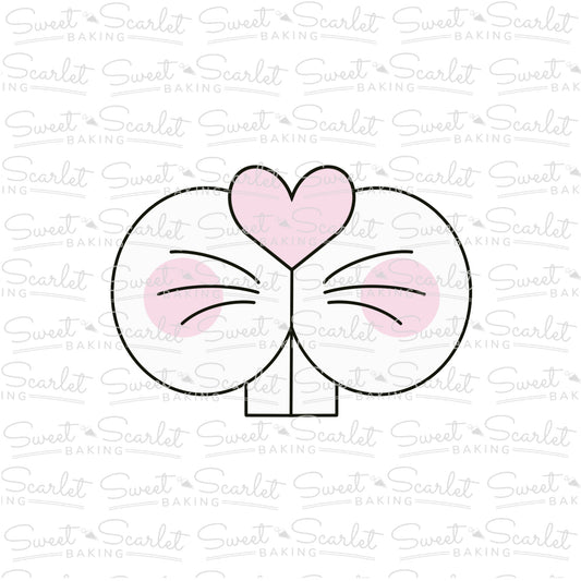 Bunny Nose Cookie Cutter