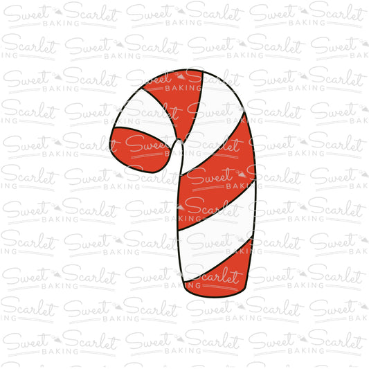 Candy Cane Cookie Cutter