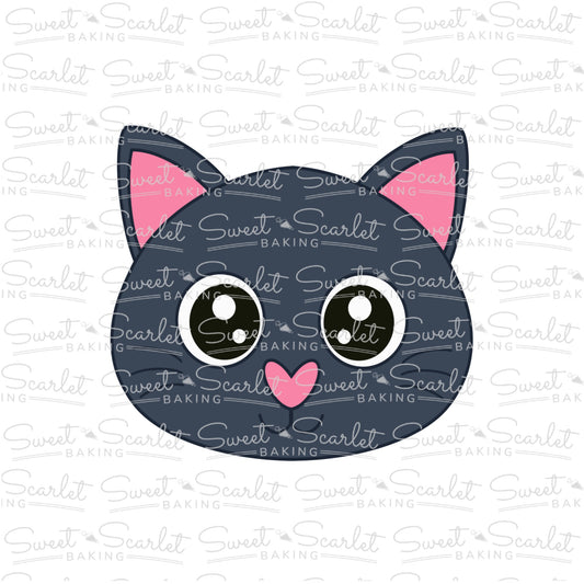 Cat Face Cookie Cutter