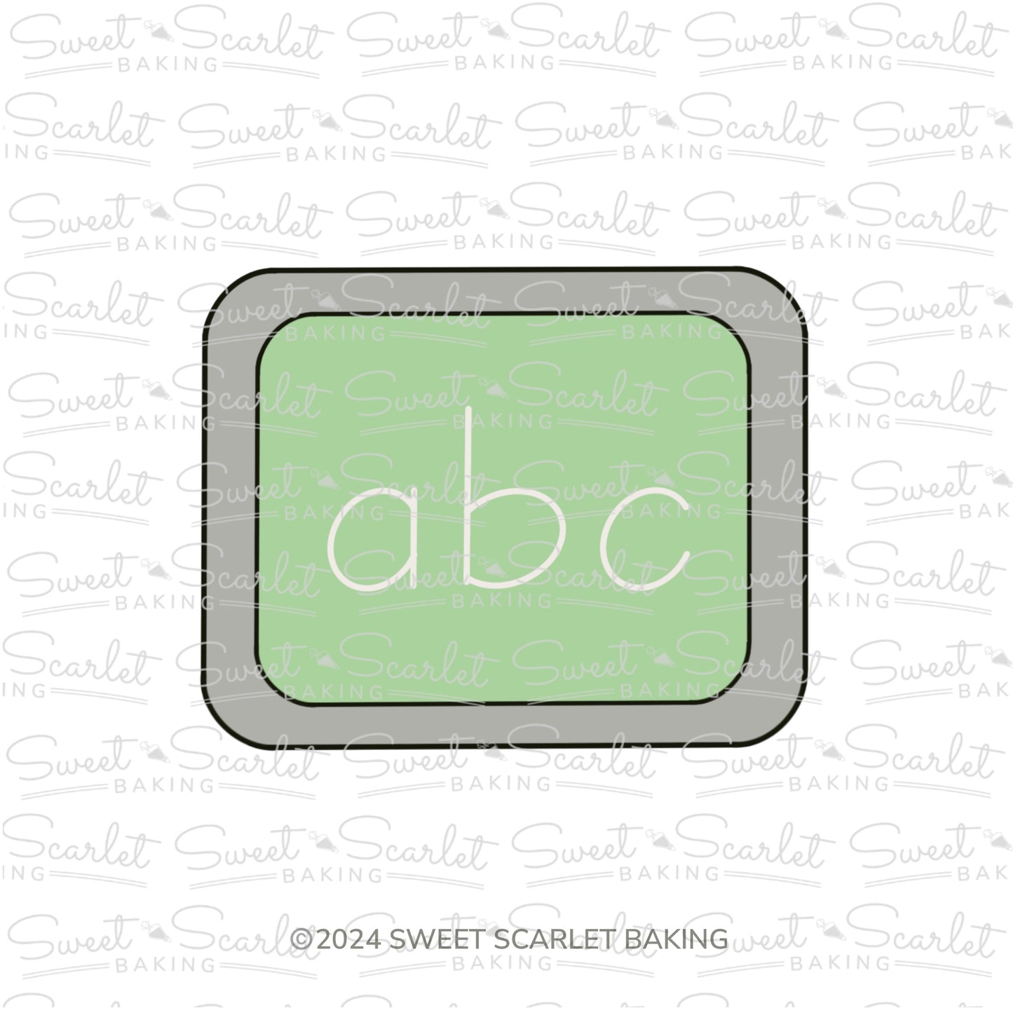 Chalkboard Cookie Cutter Set
