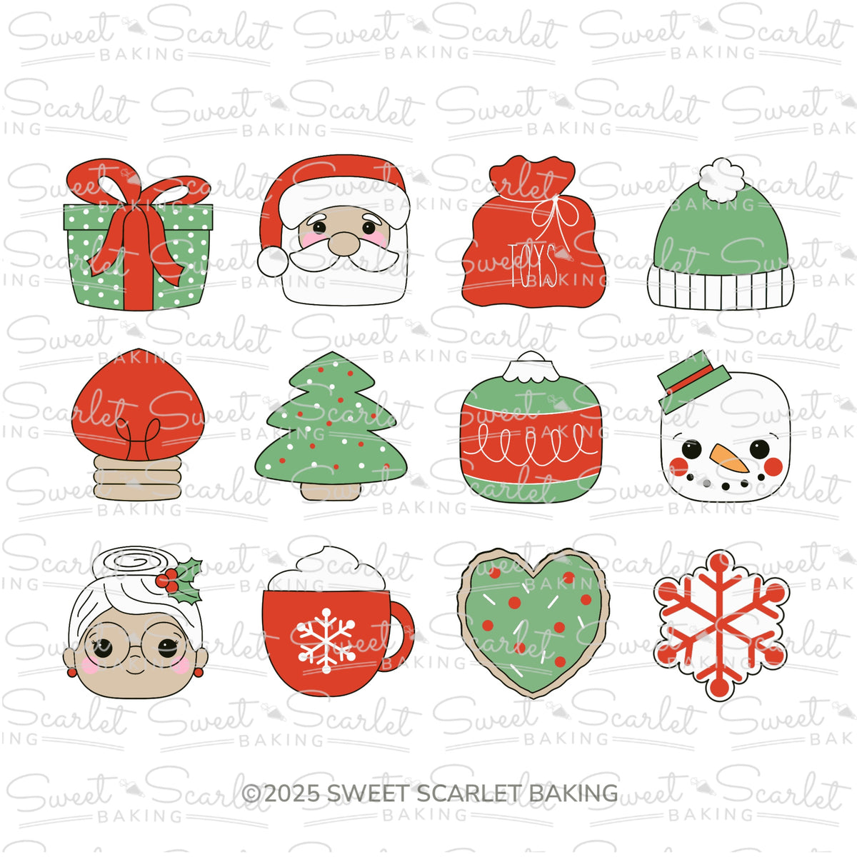 Christmas 2025 Minis Cookie Cutter Set