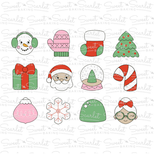 Christmas Minis Cookie Cutter Set