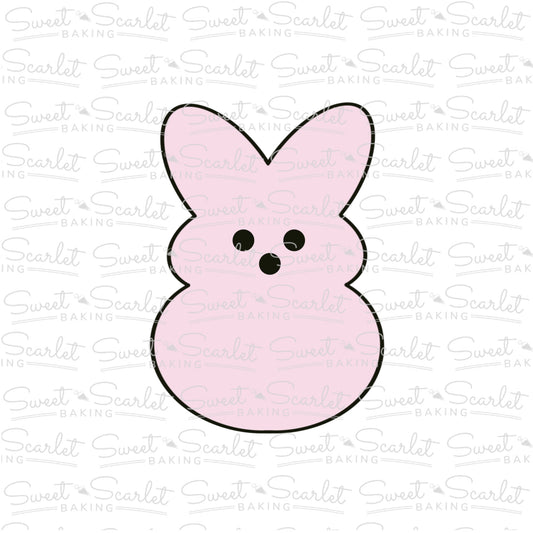 Chubby Marshmallow Bunny Cookie Cutter