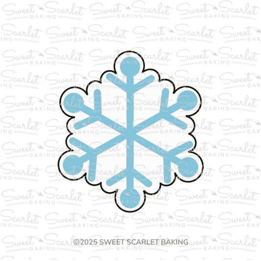 Curvy Snowflake Cookie Cutter