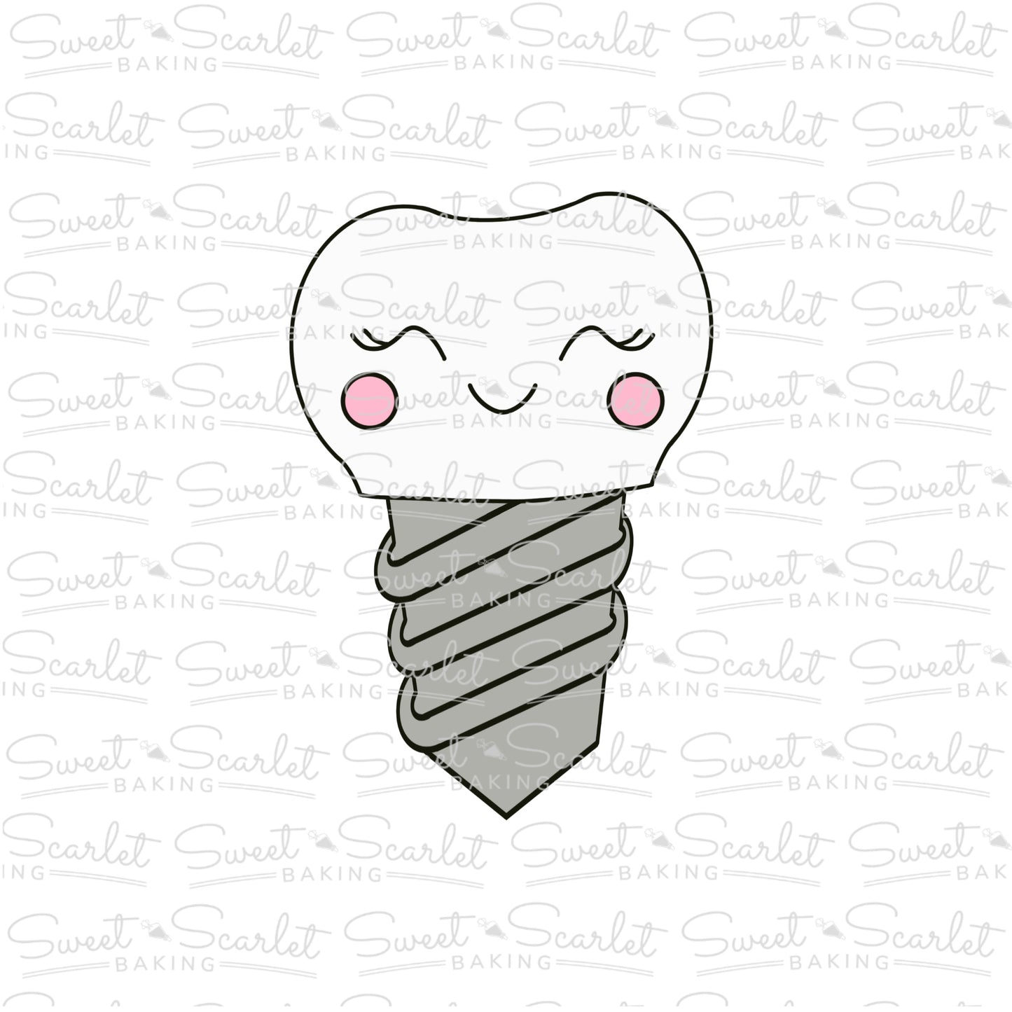 Dental Implant Tooth Cookie Cutter