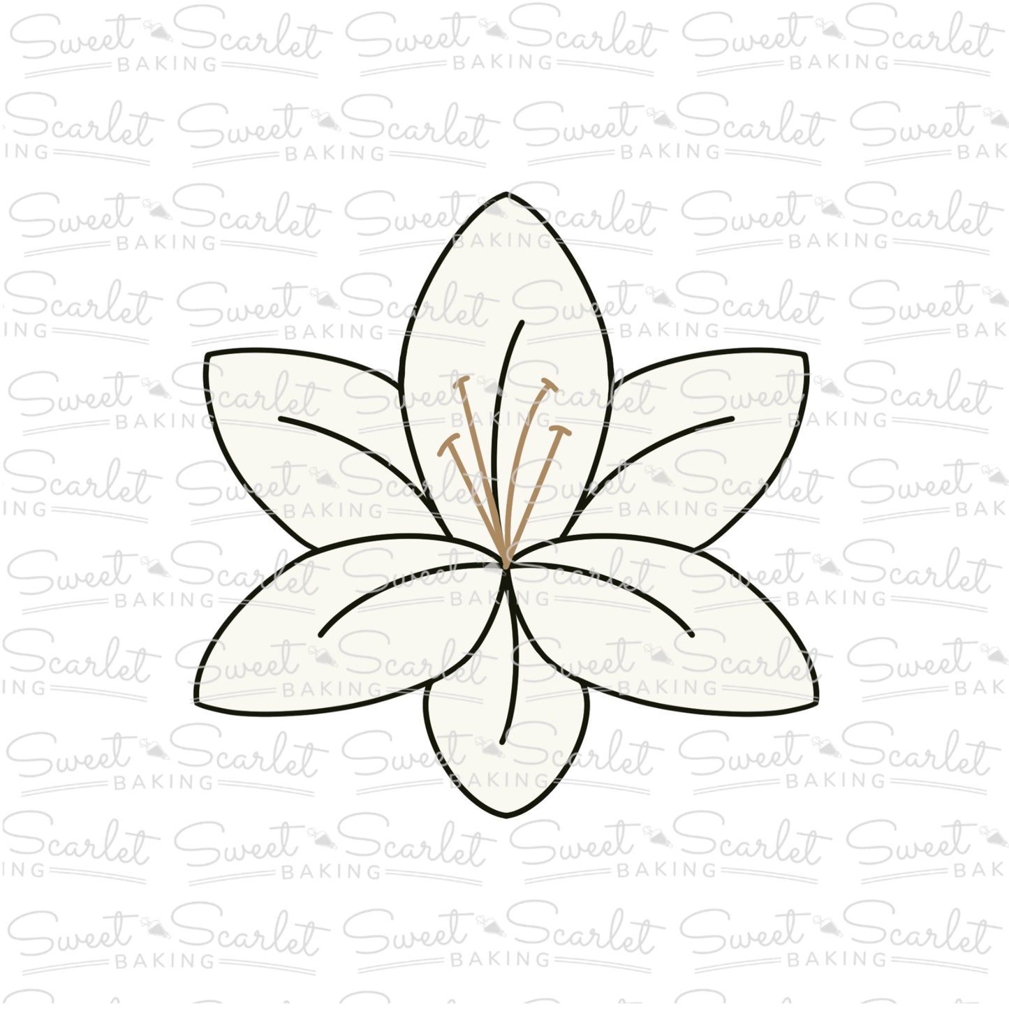 Easter Lily Cookie Cutter