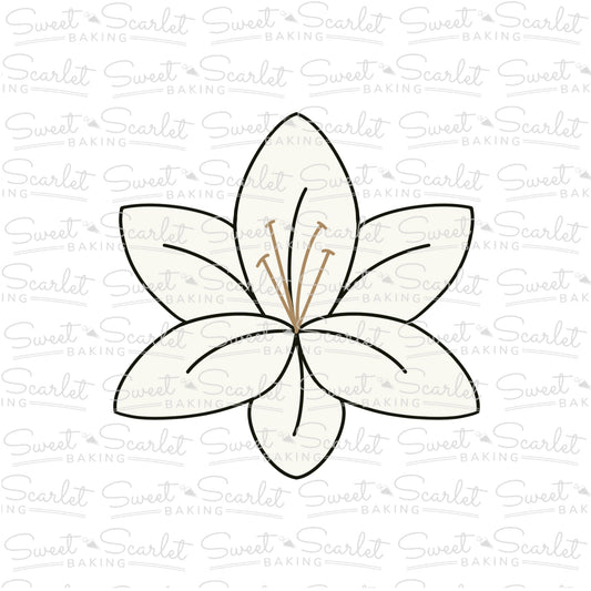 Easter Lily Cookie Cutter