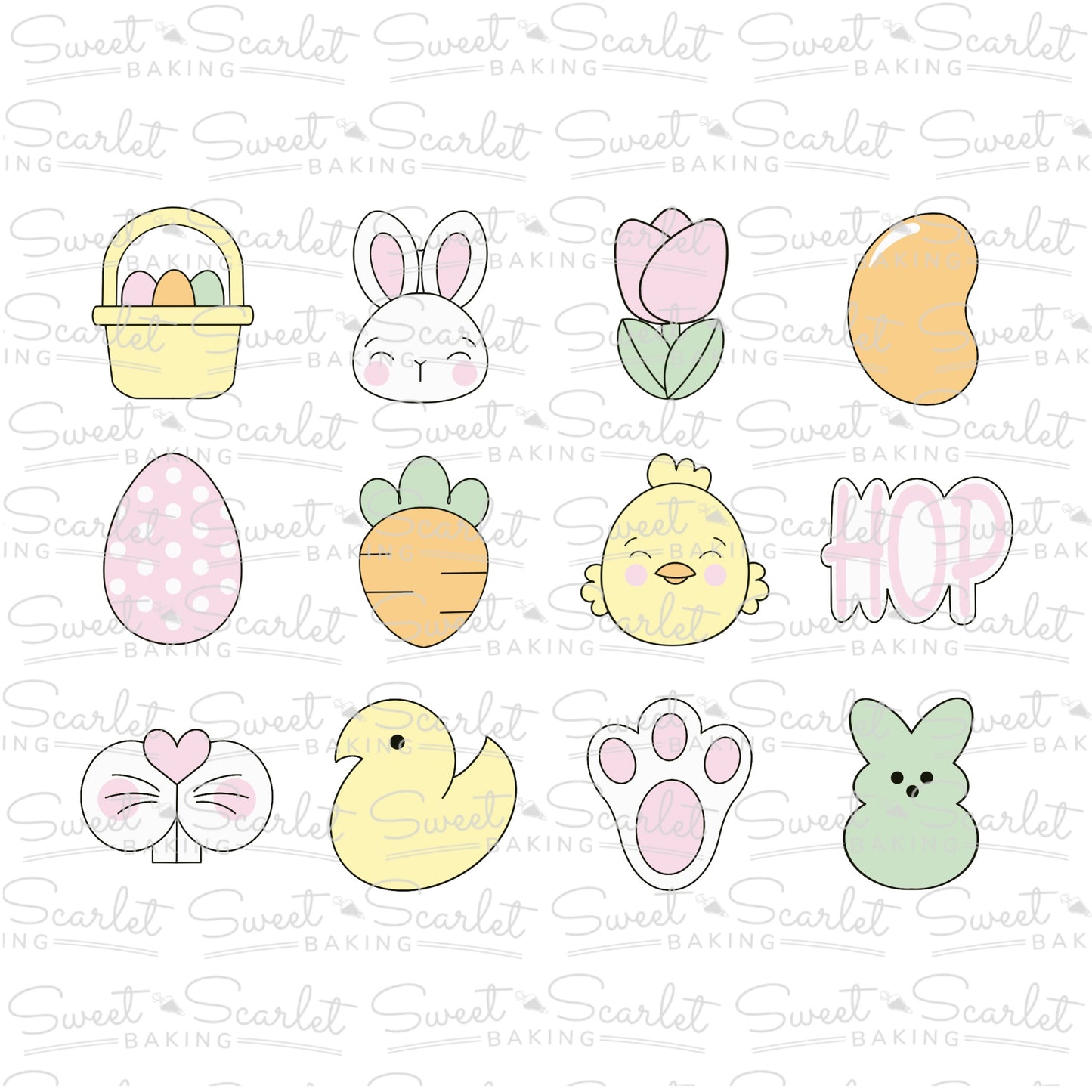 Easter Minis Cookie Cutter Set
