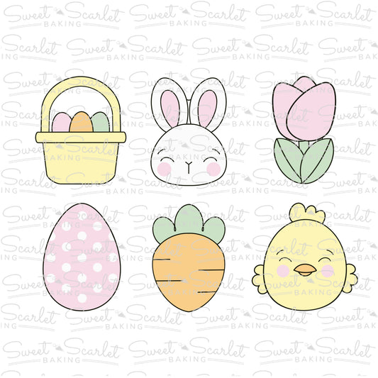 Easter Cookie Cutter Set