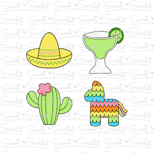 Fiesta Cookie Cutter Quad Set