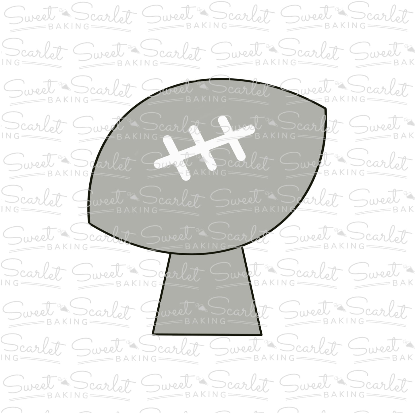 Football Trophy Cookie Cutter