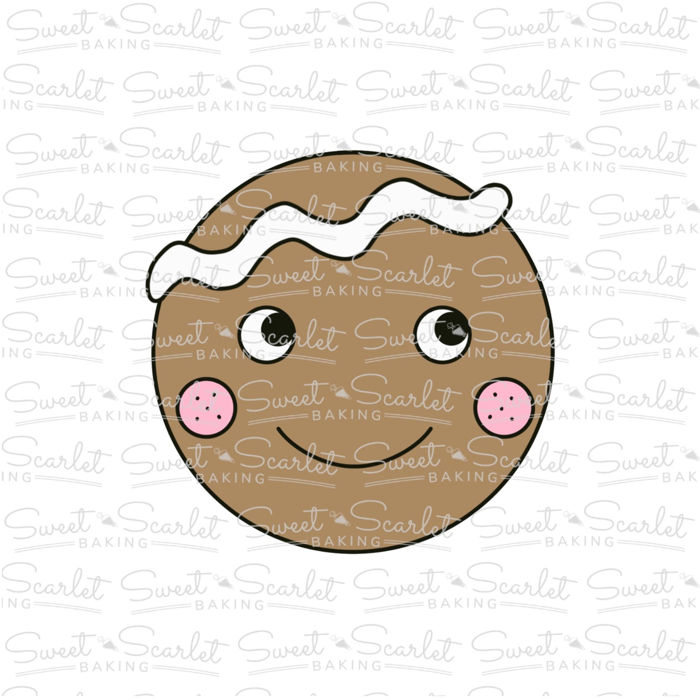 Gingerbread Face Cookie Cutter