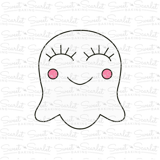 Happy Ghost Cookie Cutter