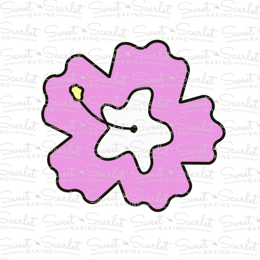 Hibiscus Flower Cookie Cutter
