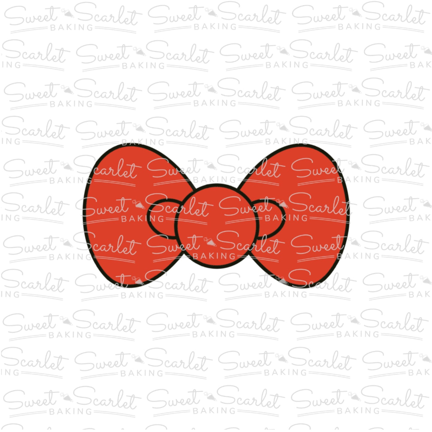 Kitty Bow Cookie Cutter