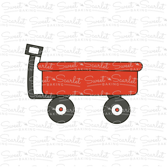 Metal Wagon Cookie Cutter