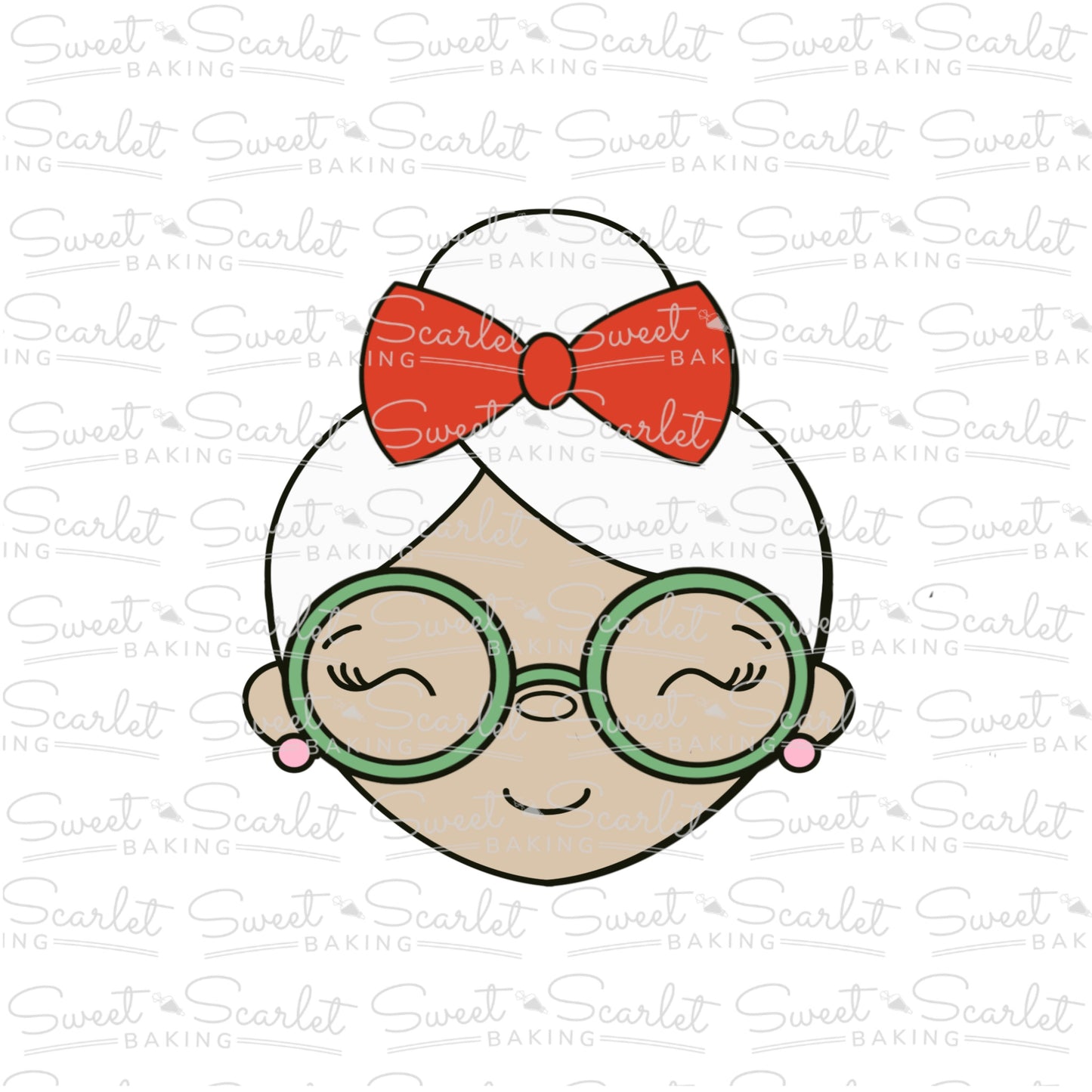 Claus Face Cookie Cutter Duo Set