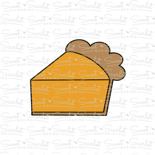 Pie Slice 3D Cookie Cutter