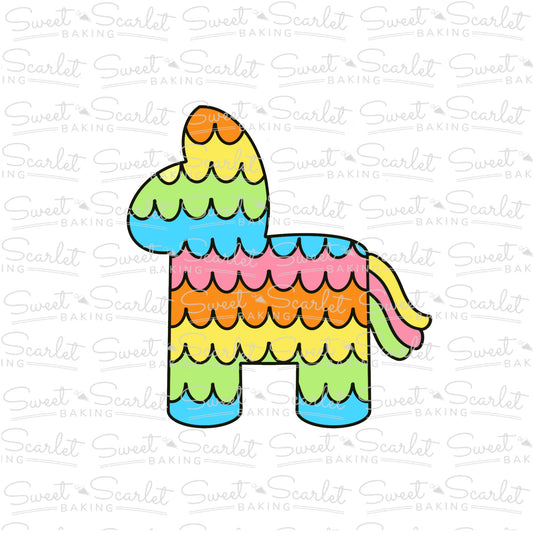 Piñata with Tail Cookie Cutter