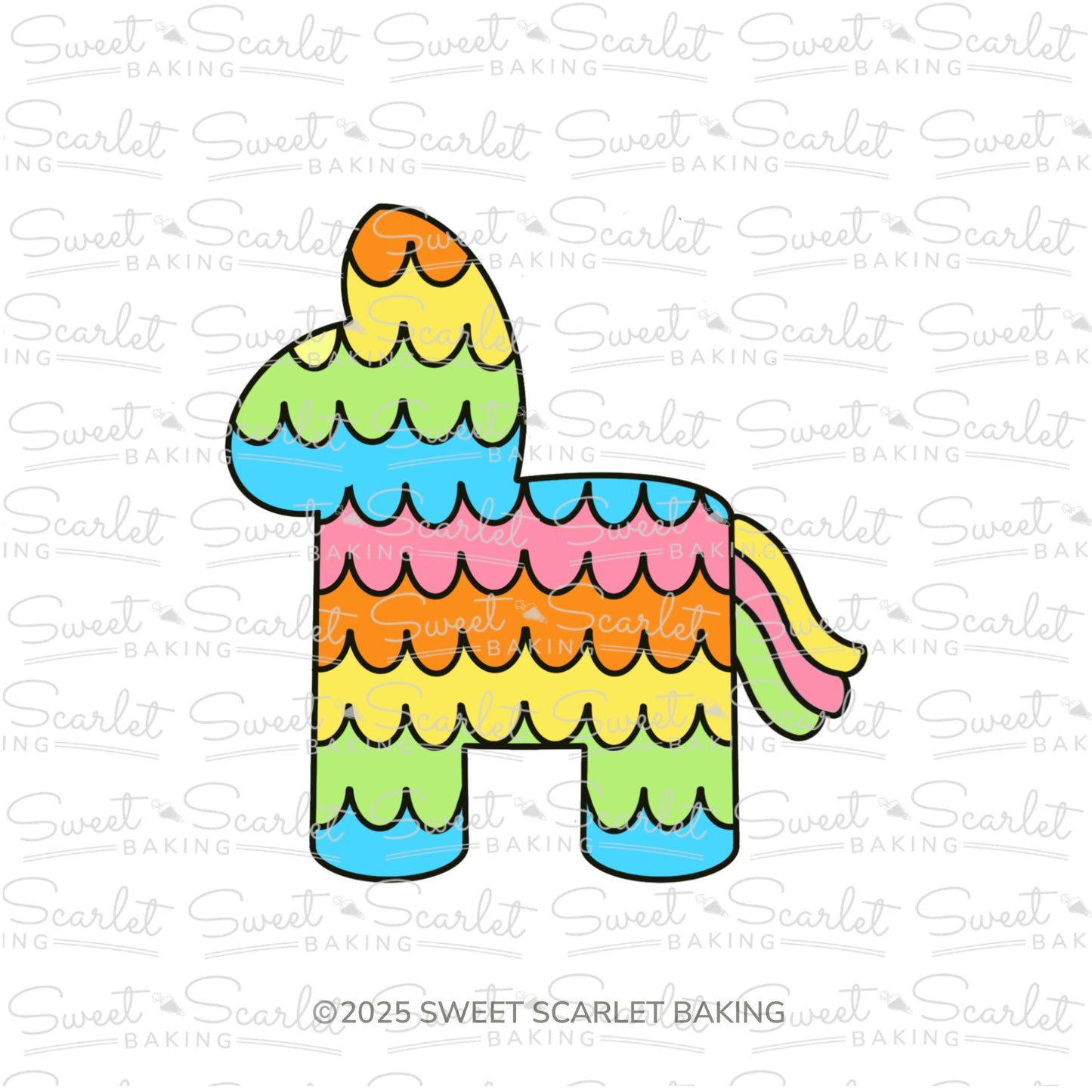 Pinata with Tail Cookie Cutter