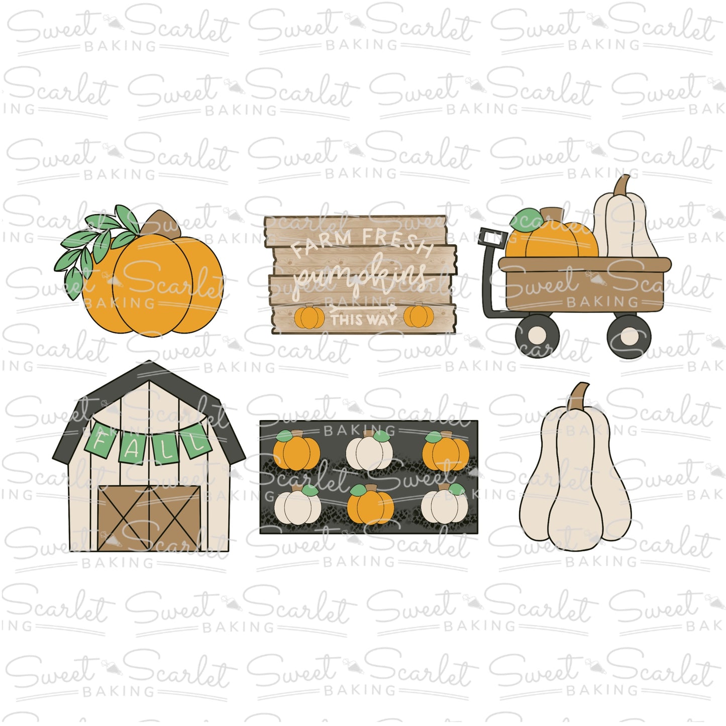 Pumpkin Wagon Cookie Cutter