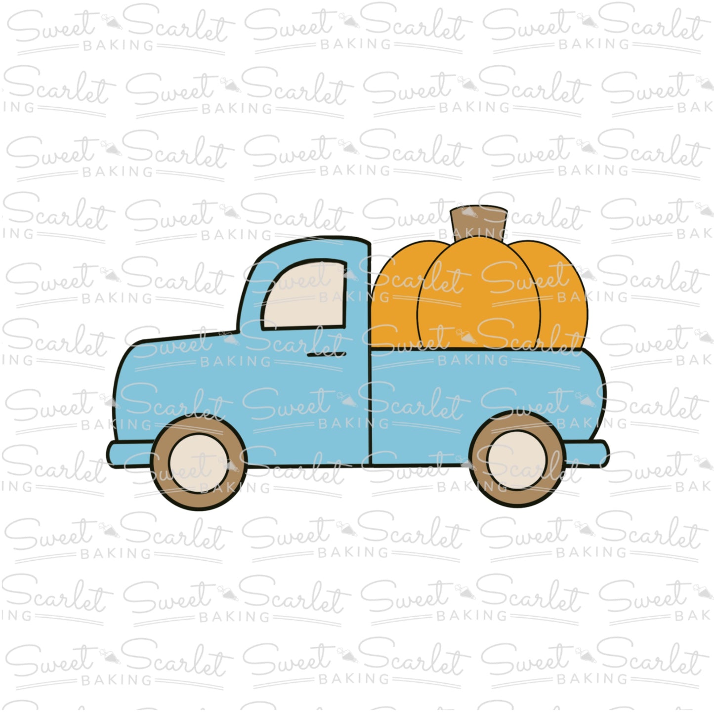 Pumpkin Truck Cookie Cutter