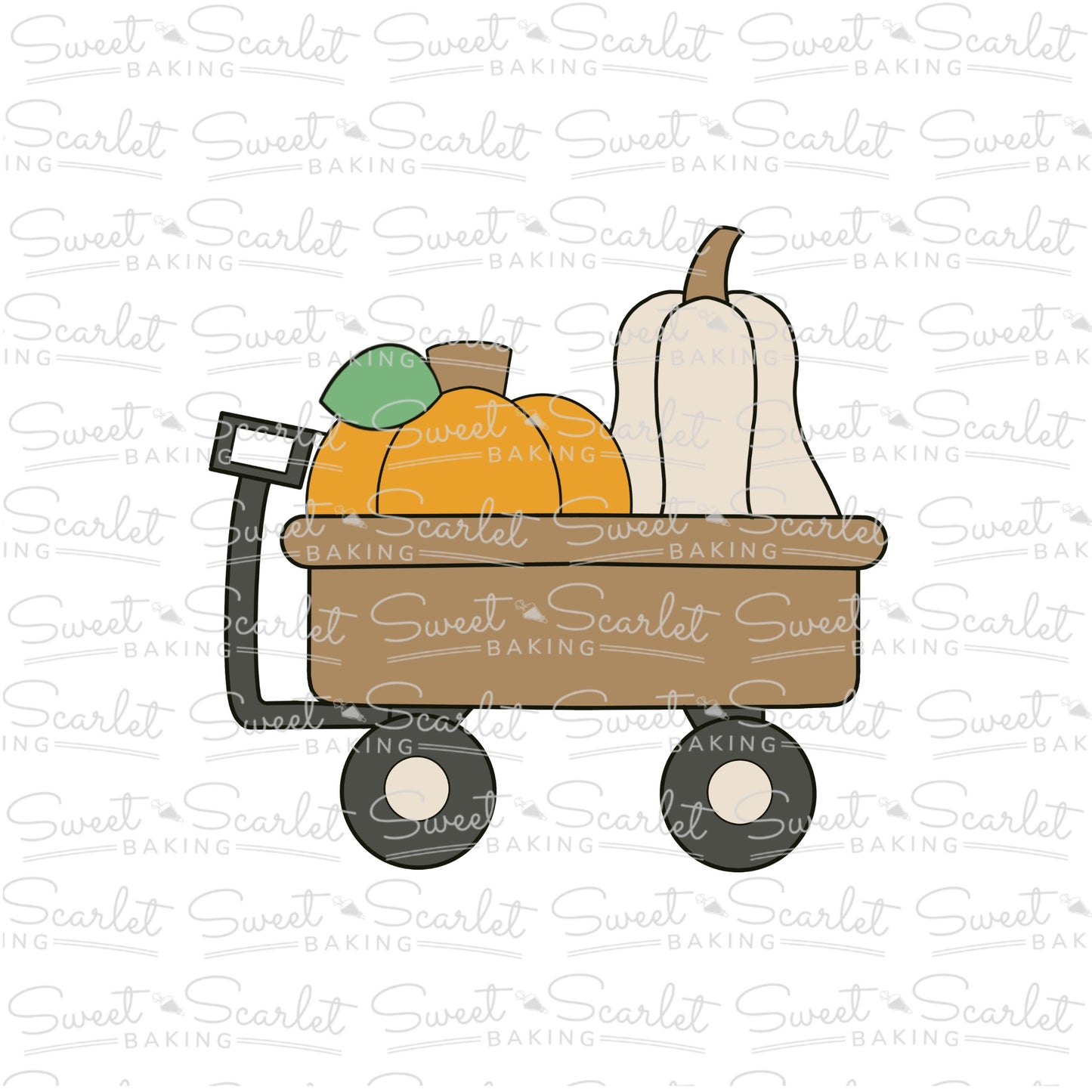 Pumpkin Wagon Cookie Cutter
