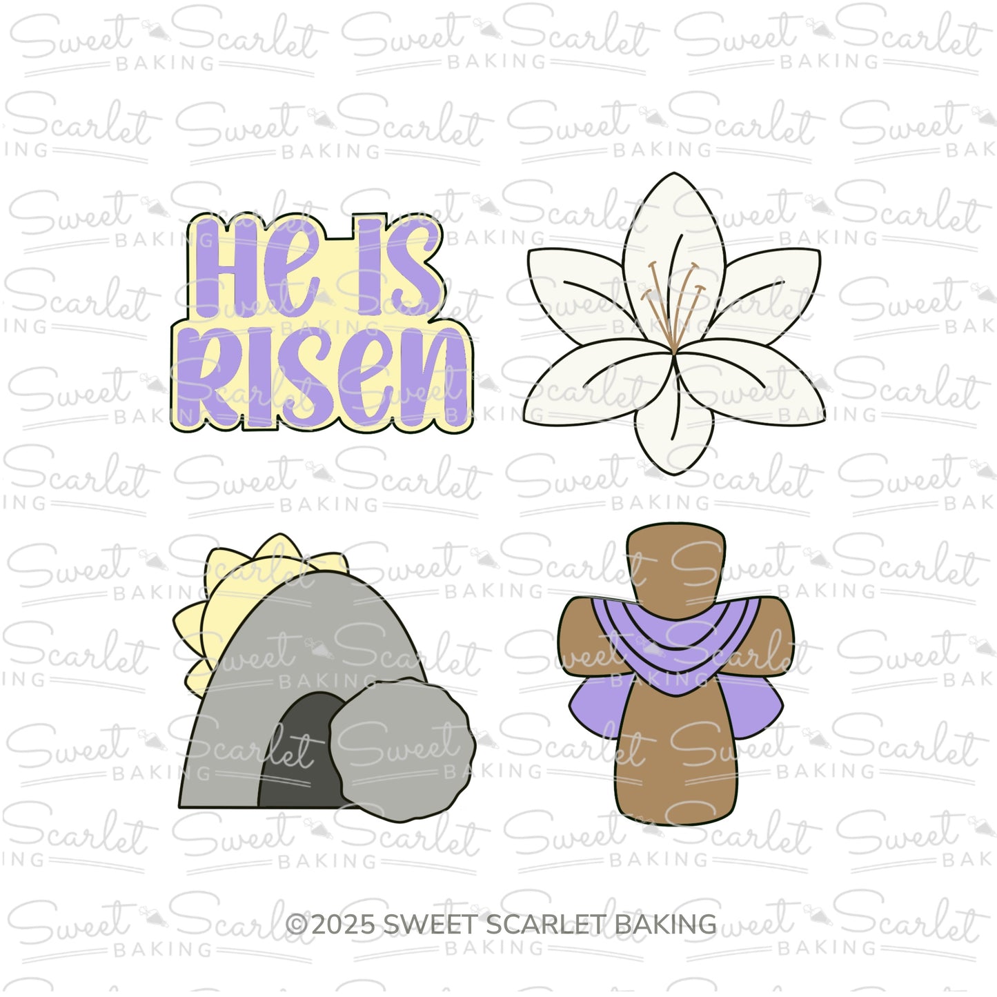 Risen Cookie Cutter Quad Set
