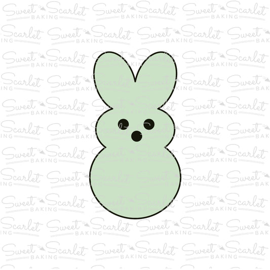 Round Marshmallow Bunny Cookie Cutter