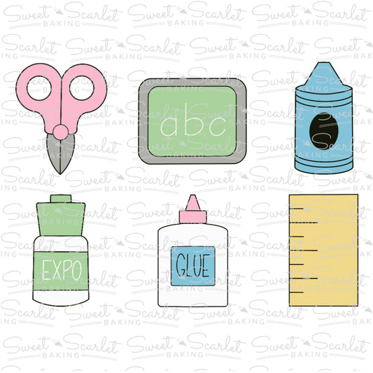 School Creator Cookie Cutter Set