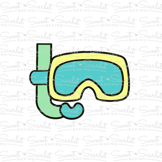Snorkel Mask Cookie Cutter
