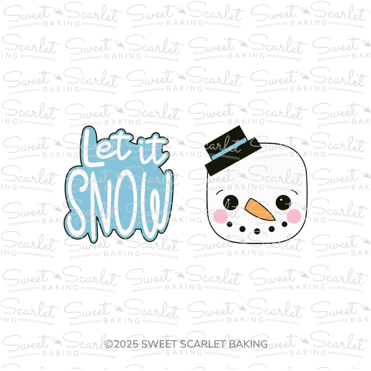 Snowman Cookie Cutter Duo Set