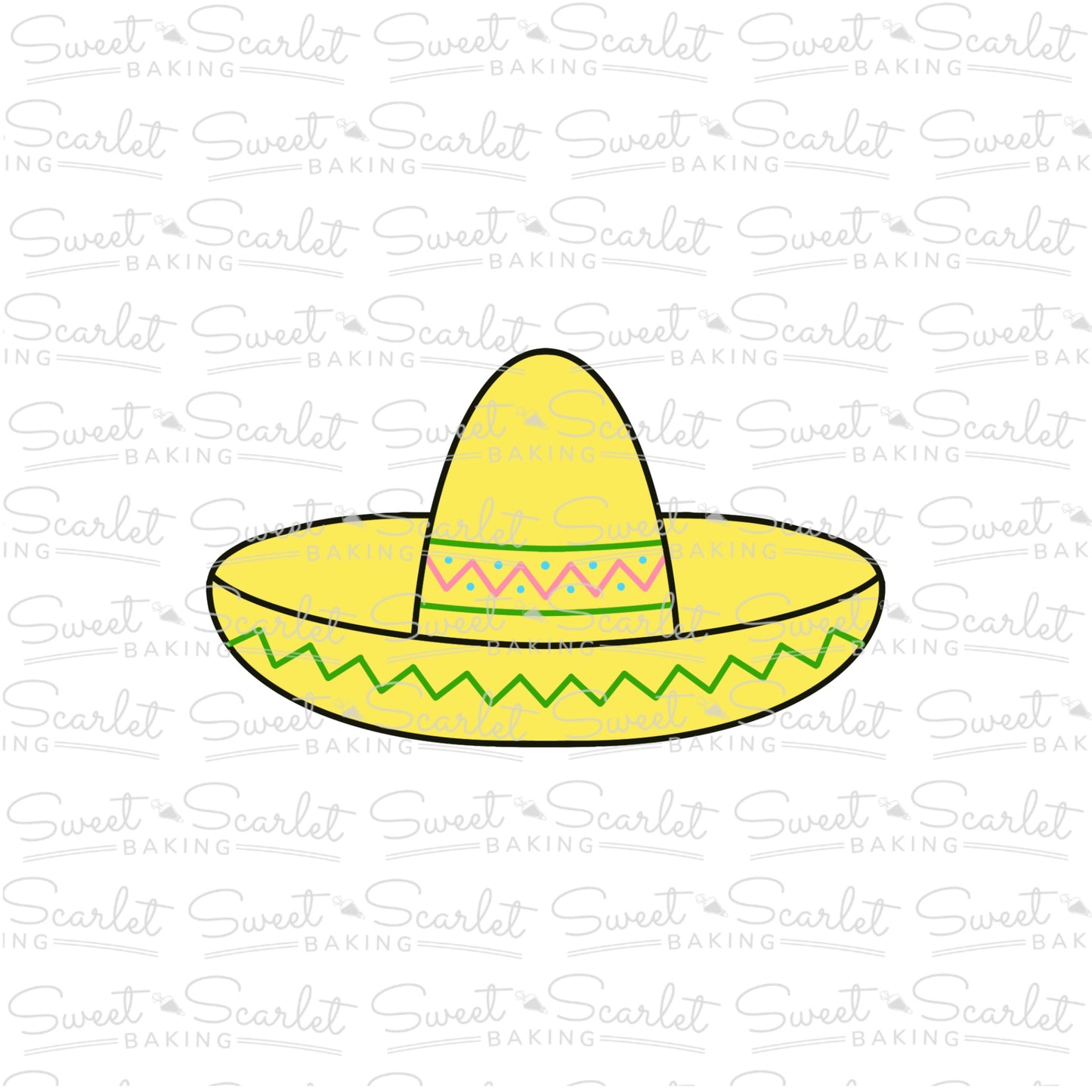 Sombrero Cookie Cutter