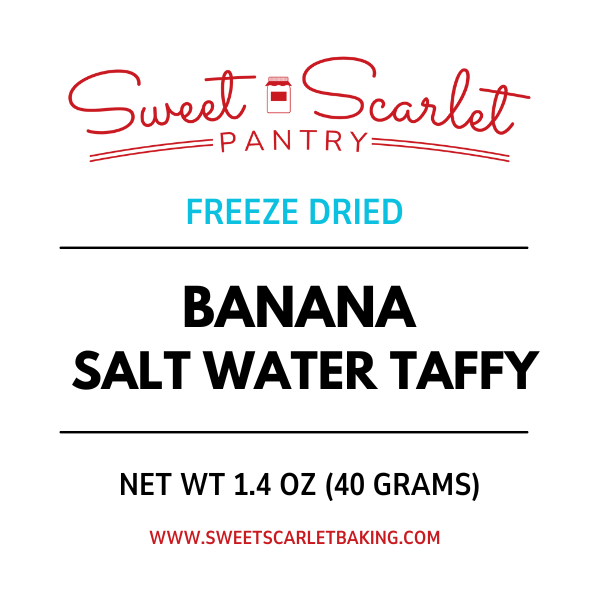 Banana Freeze Dried Salt Water Taffy