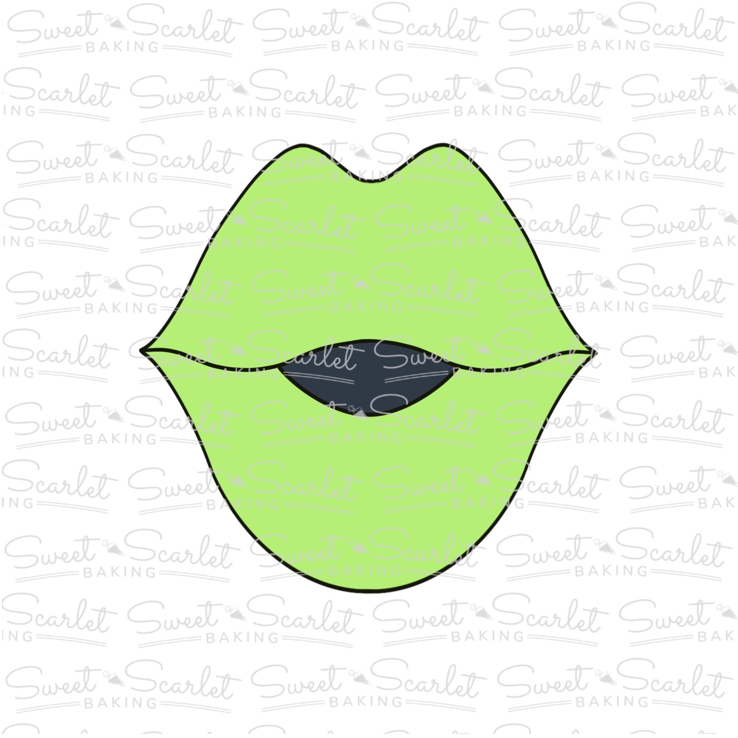 Tall Lips Cookie Cutter