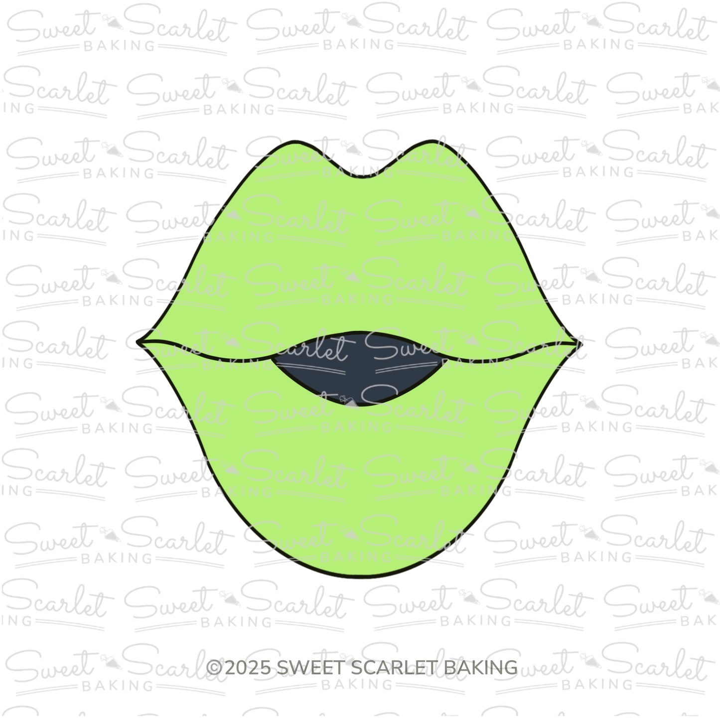 Tall Lips Cookie Cutter