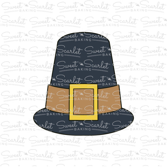 Tall Pilgrim Hat Cookie Cutter