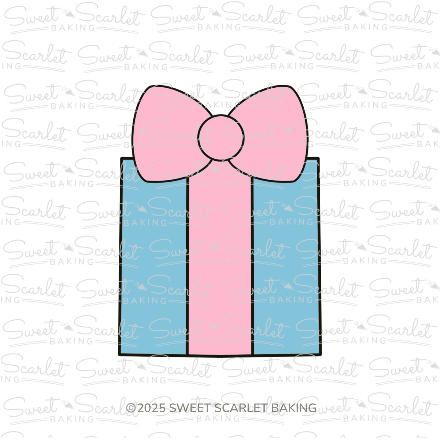 Tall Present Cookie Cutter