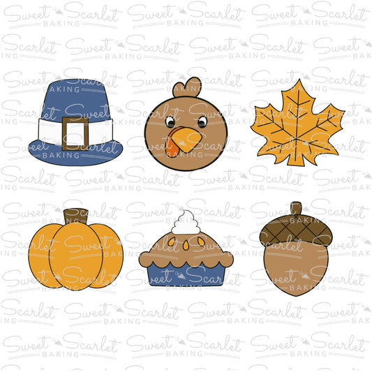 Thanksgiving Cookie Cutter Set
