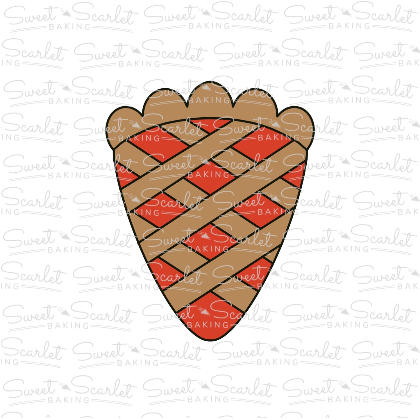 Pumpkin Pie Slice Cookie Cutter
