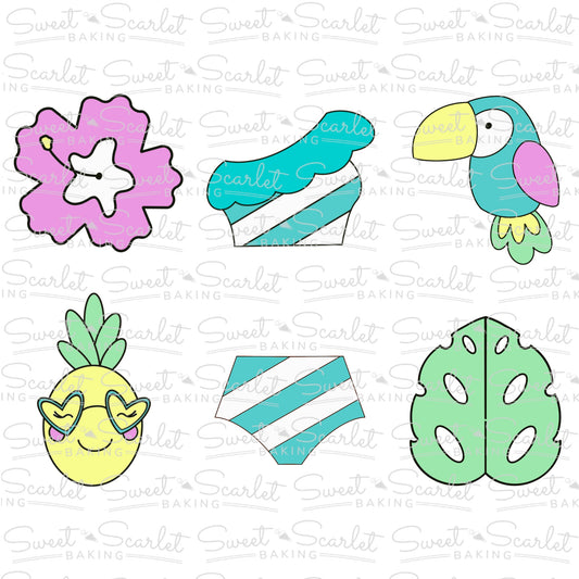 Tropical Cookie Cutter Set