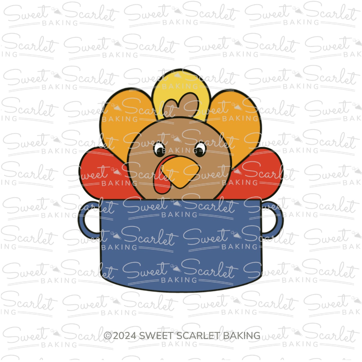 Turkey in Pot Cookie Cutter