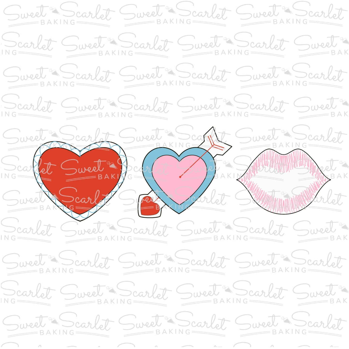Valentine Kit Cookie Cutter Set