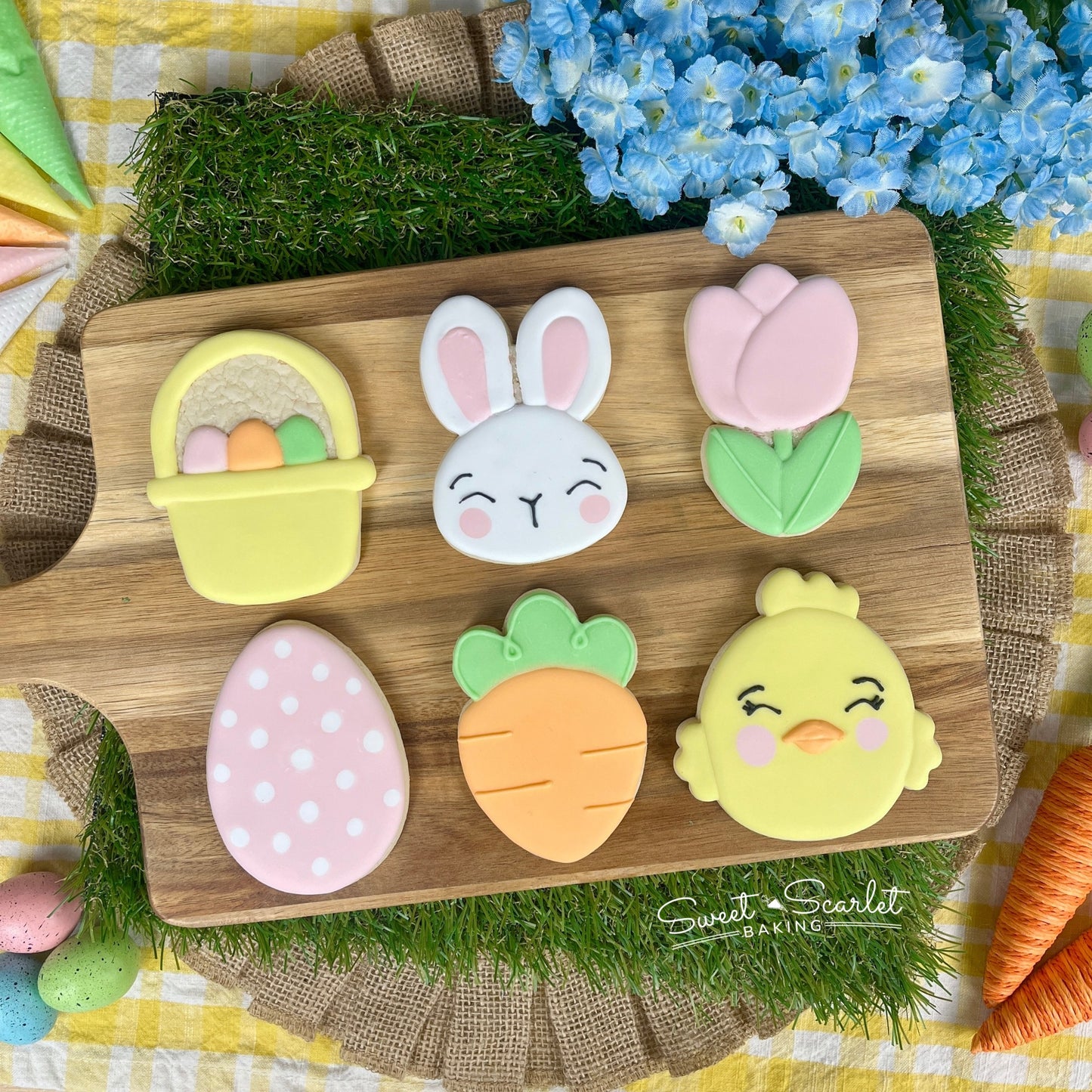 Easter2 Adult Beginner Cookie Class - Sat 4/12 9:30 am